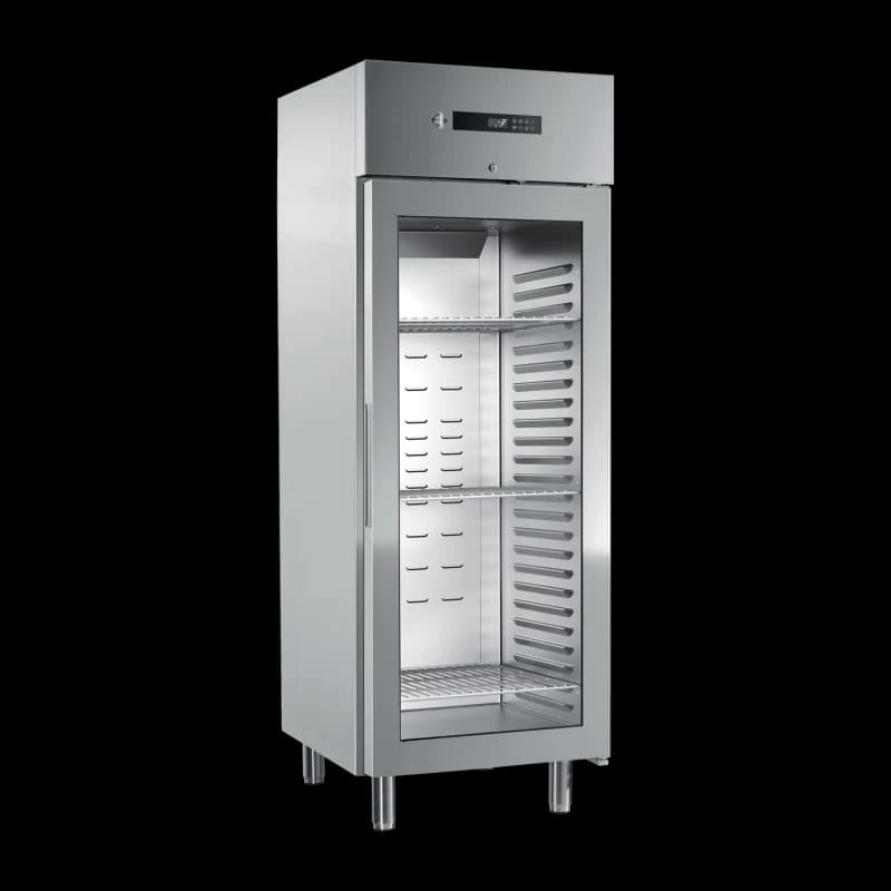 Dulap de congelare 700 l GN 2/1, oțel inoxidabil, ușă stânga