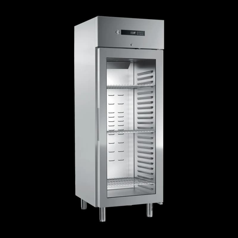 Dulap de congelare 700 l GN 2/1, oțel inoxidabil, ușă stânga