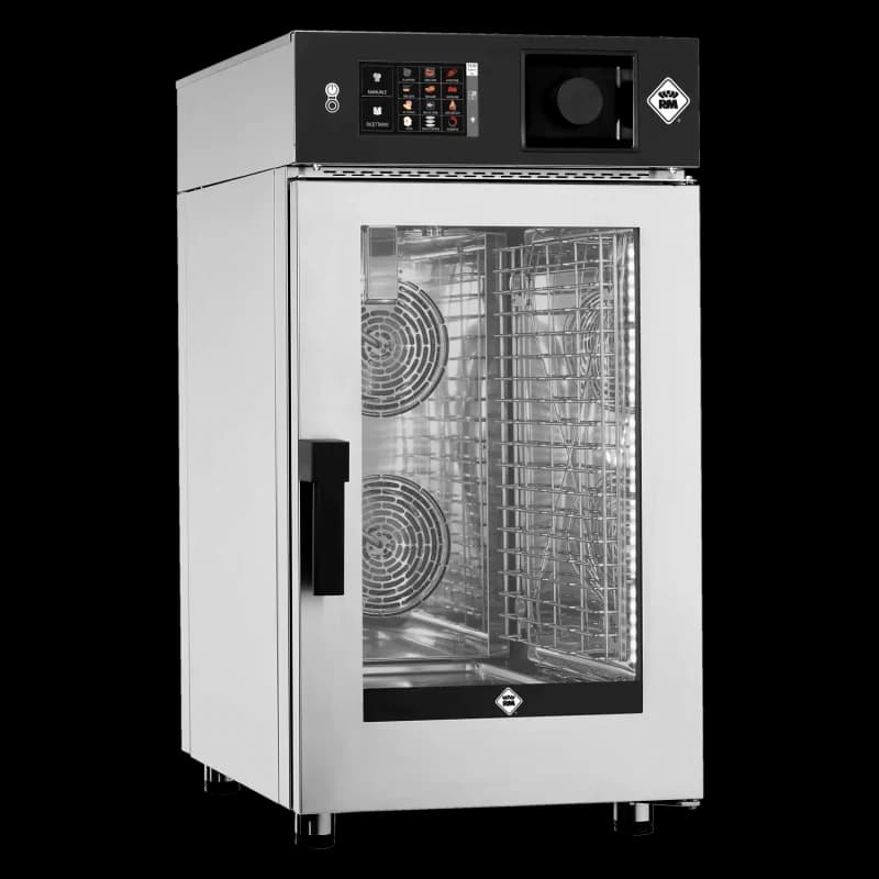 Cuptor cu convecție abur combi SLIM electric 10x GN 1/1 curățare automată boiler touch screen 7" 400 V
