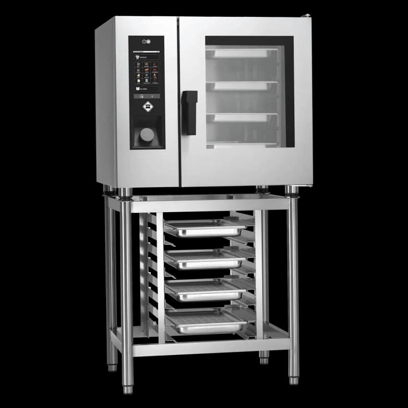 Cuptor combi cu convecție și abur STEAMBOX electric 6x GN 1/1 curățare automată boiler 400 V