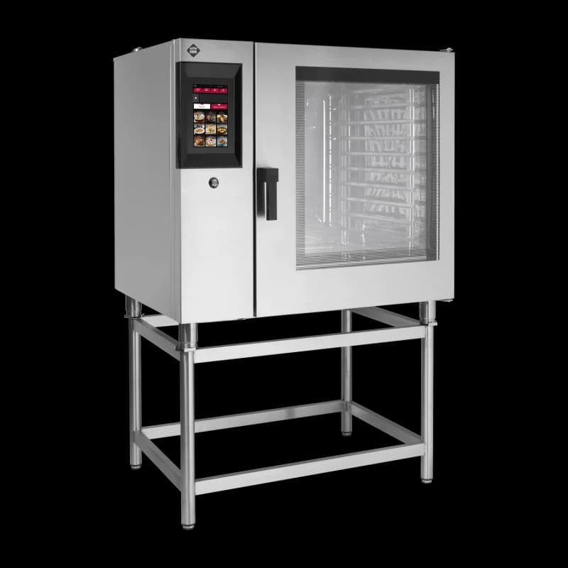 Cuptor cu convecție STEAMBOX electric 10x GN 2/1 boiler ecran tactil color curățare automată ecran 10"