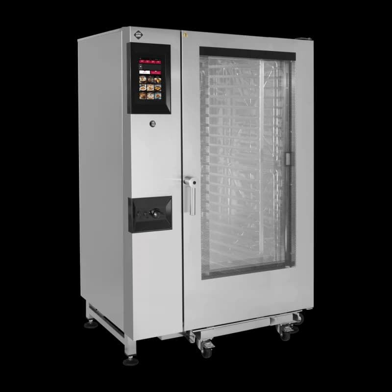 Cuptor cu convecție STEAMBOX electric 20x GN 2/1 boiler ecran tactil color curățare automată ecran 10"