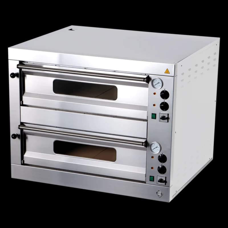Cuptor pentru pizza 2 camere 8x d=33 cm