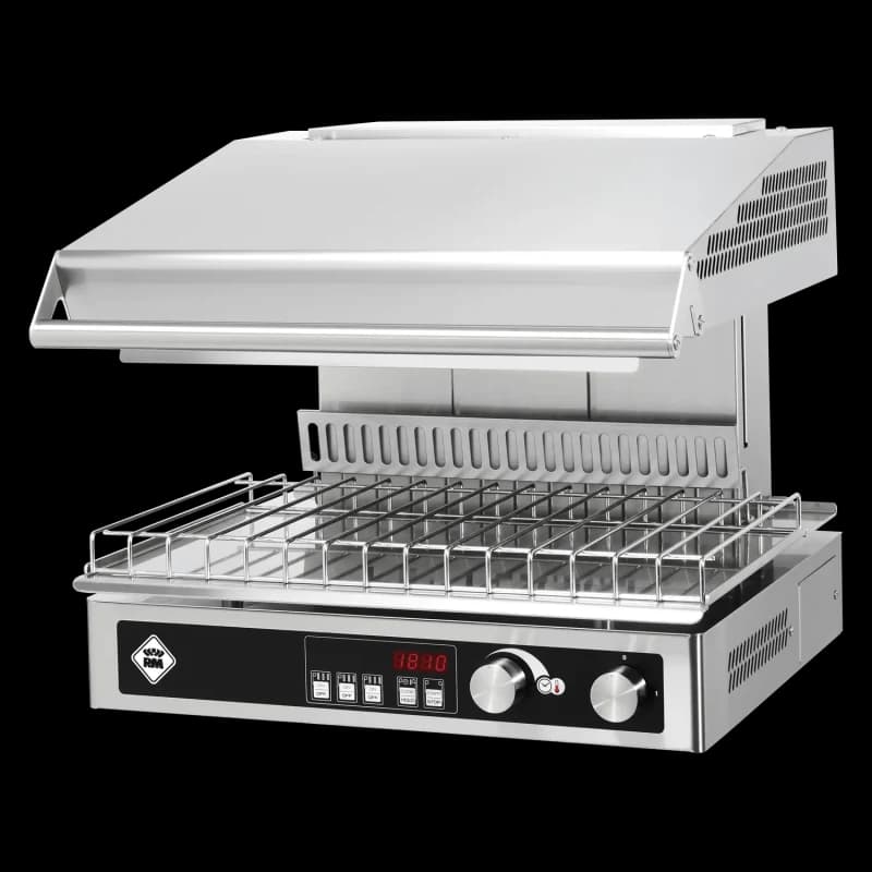 Salamandru digital 3 elemente de încălzire partea superioară mobilă automat 400 V