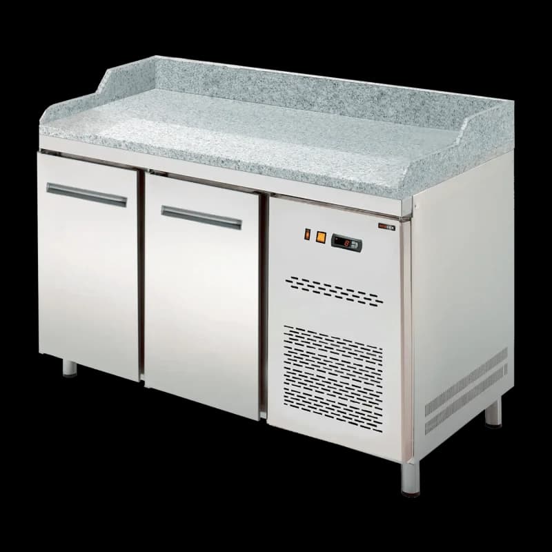 Banc frigorific GN 1/1, pizza, 2 uși, fără vitrină
