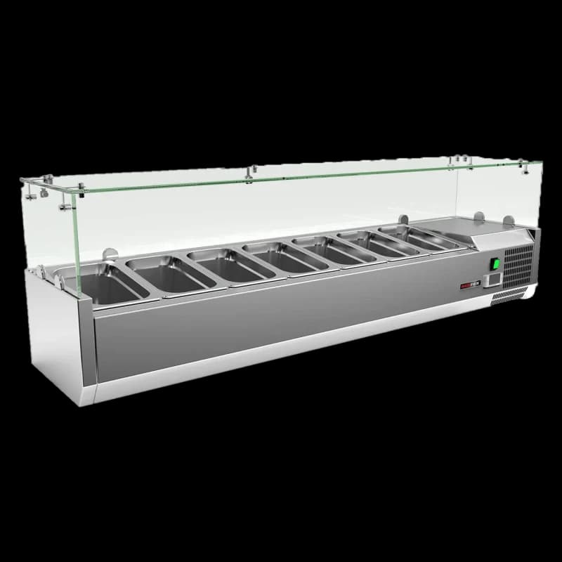 Vitrină frigorifică 7x GN 1/4