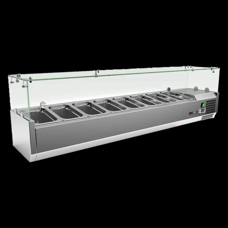 Vitrină frigorifică 7x GN 1/4
