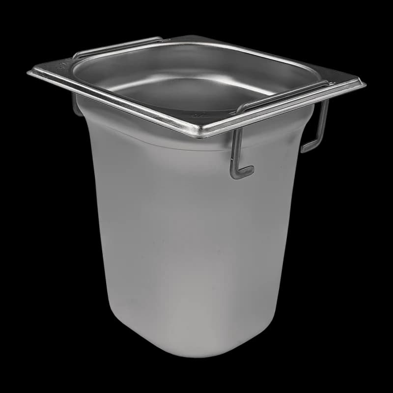 Container GN 1/6 - 200 cu mânere inox