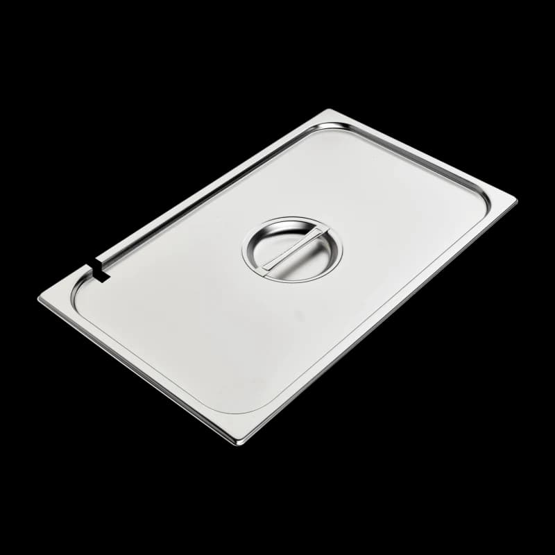 Capac GN 1/1 cu crestătură pentru lingură inox