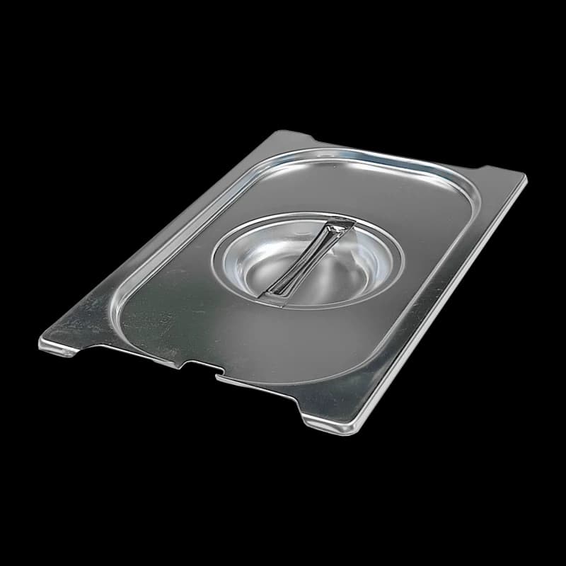 Capac GN 1/4 cu crestătură pentru mânere lingură inox