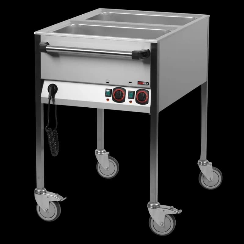 Bain-marie electric GN 2-1/1 comenzi pe latura scurtă