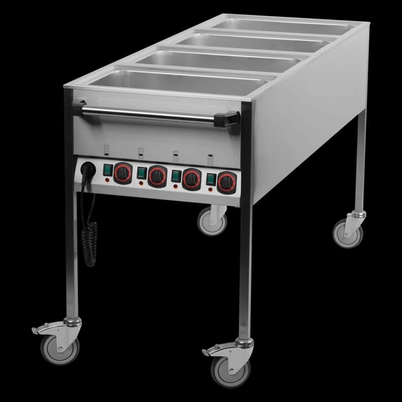 Bain-marie electric GN 4-1/1 comenzi pe latura scurtă