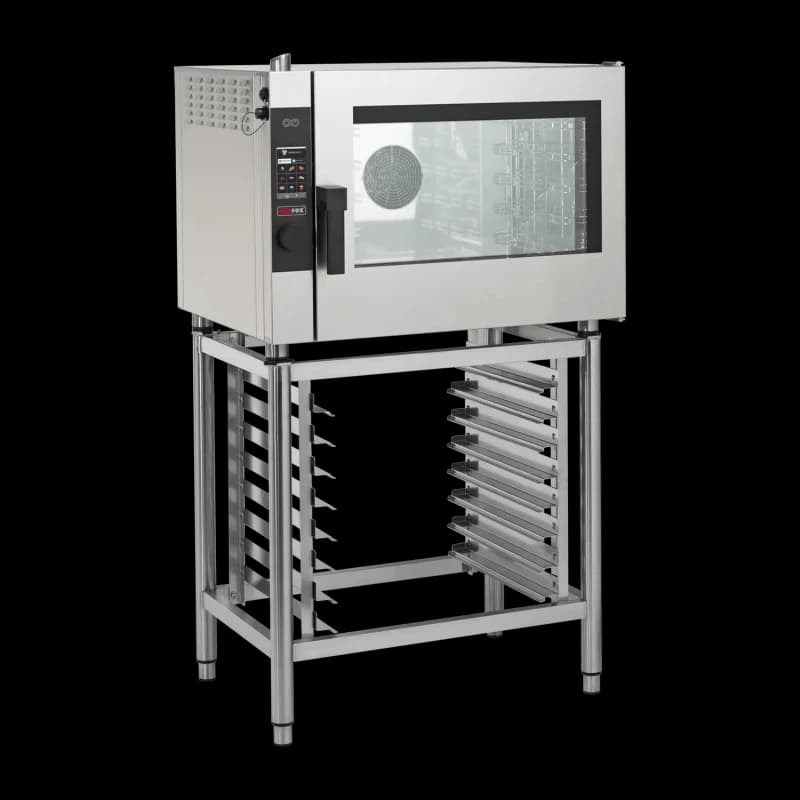 Cuptor combi cu convecție și abur electric 5x GN 1/1 curățare automată extra, abur direct 400 V