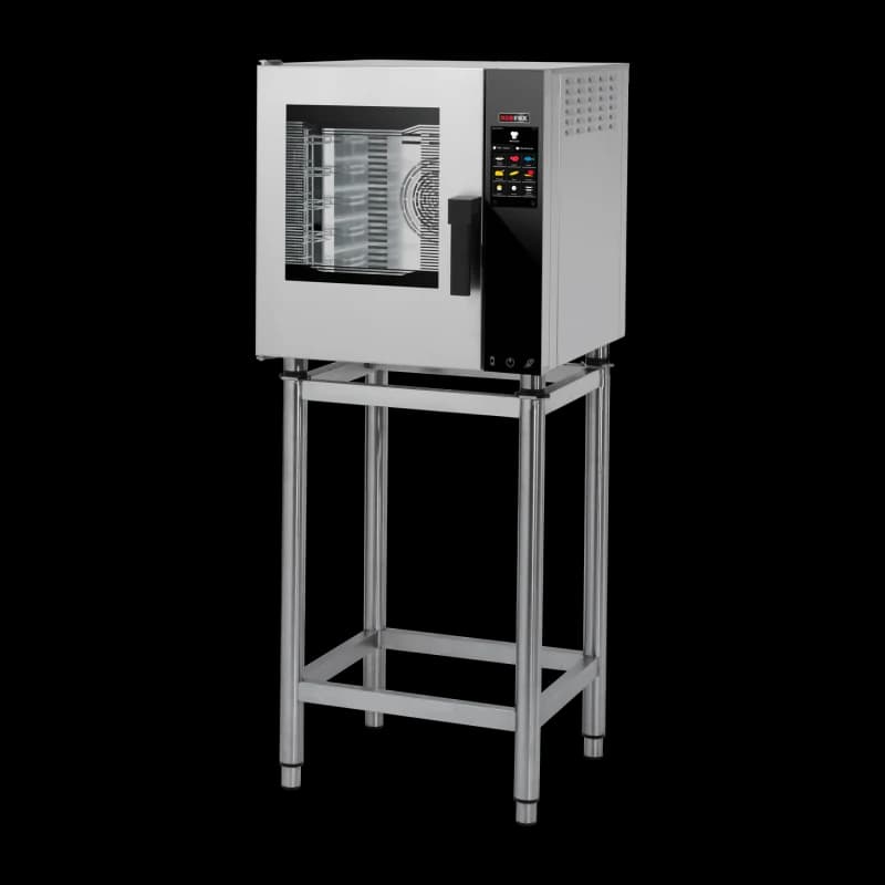 Convektomat electric abur direct ecran tactil color ușă cu balamale stânga 5x GN 2/3