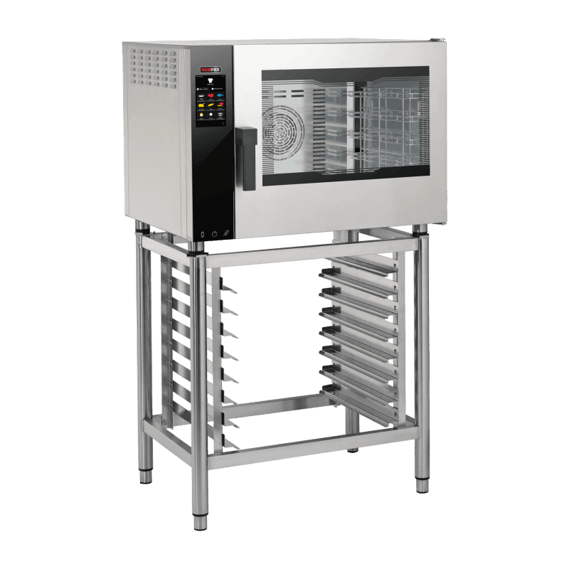 Cuptor cu convecție electric abur direct ecran tactil color ușă cu balamale dreapta 5x GN 1/1