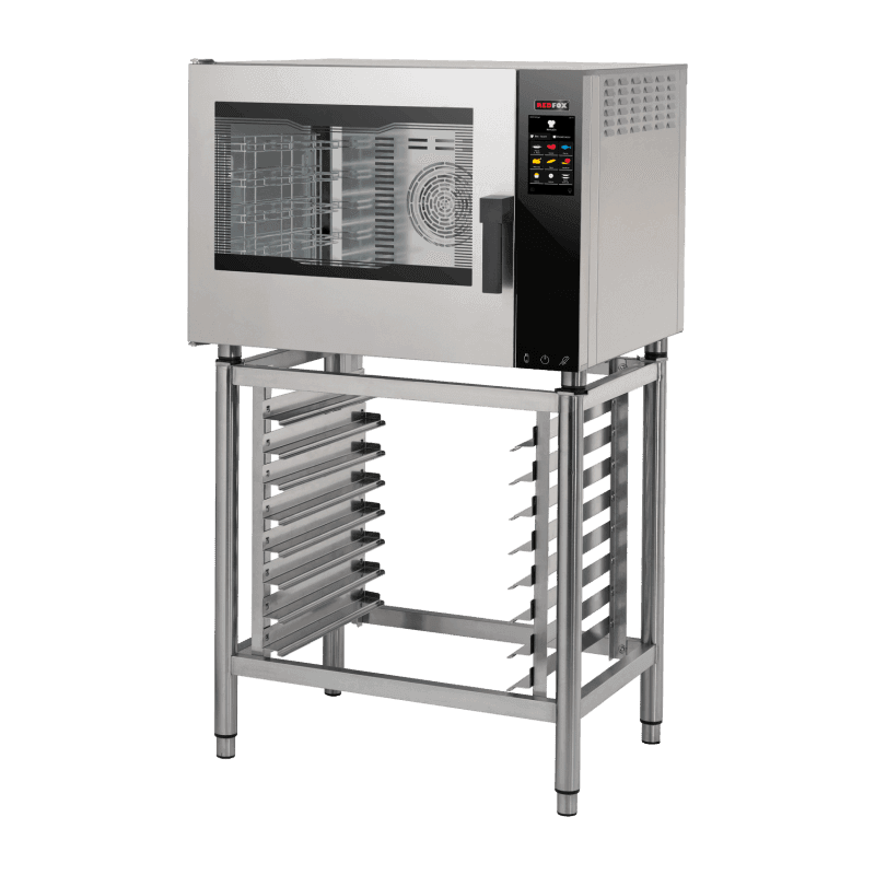 Cuptor cu convecție electric abur direct ecran tactil color ușă cu balamale stânga 5x GN 1/1