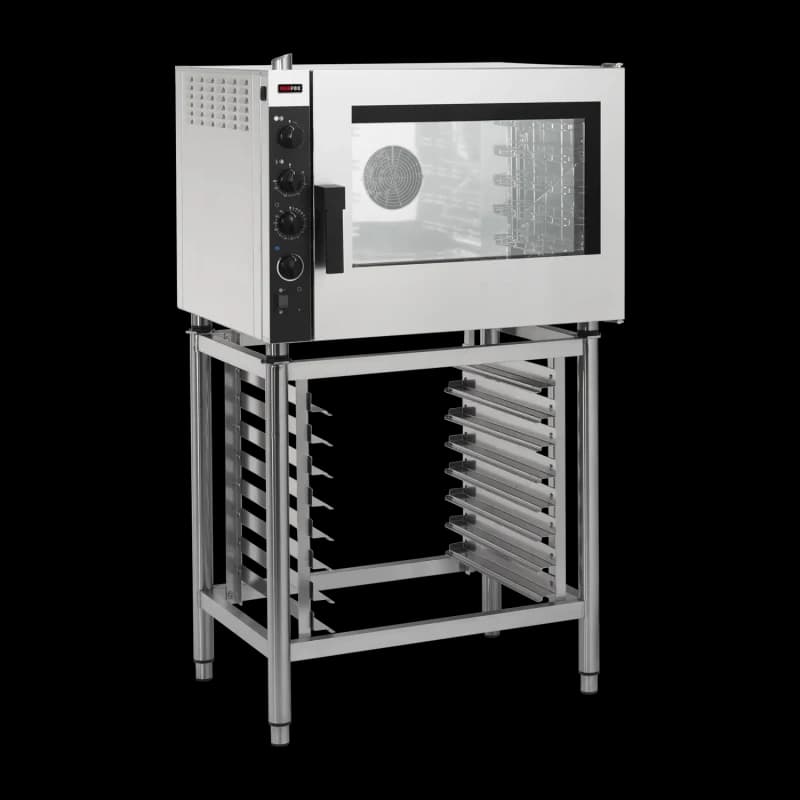 Cuptor cu convecție electric, sistem de injecție manuală, 5x GN 1/1