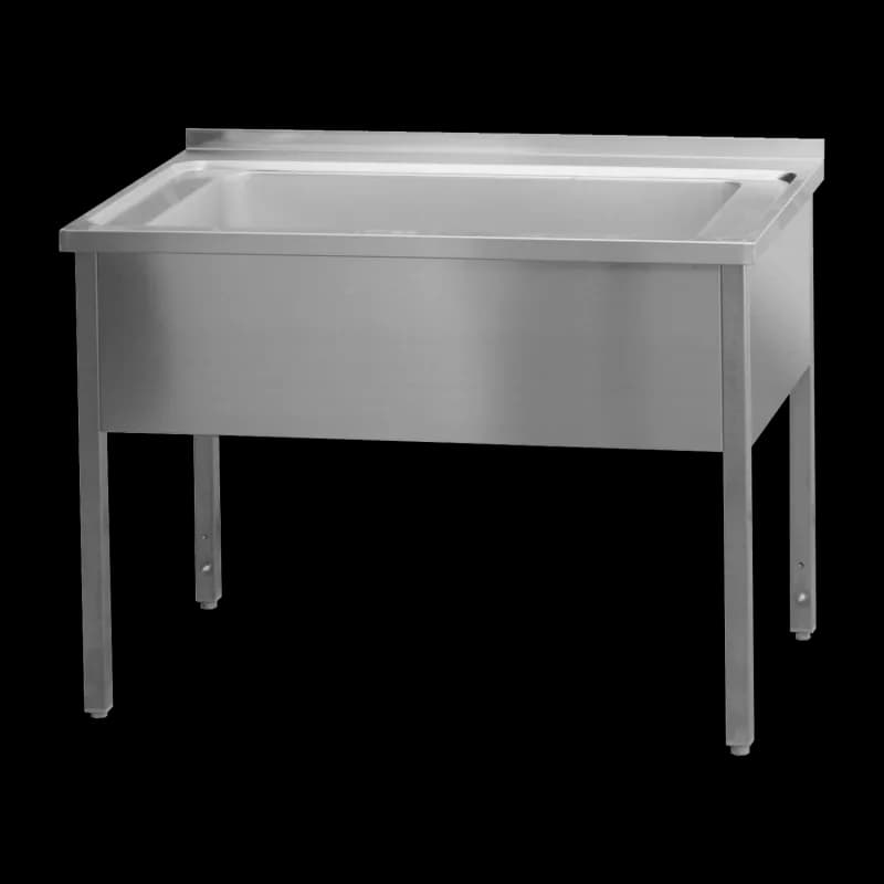 Masă de spălare 120x60x90 - 1x chiuvetă 95x51x38