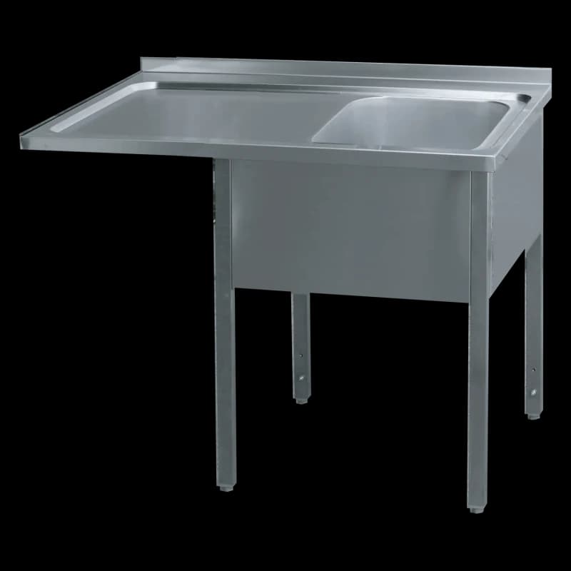 Masă de spălat 140x70x90 - 1x chiuvetă 50x40x30 zonă scurgere stânga