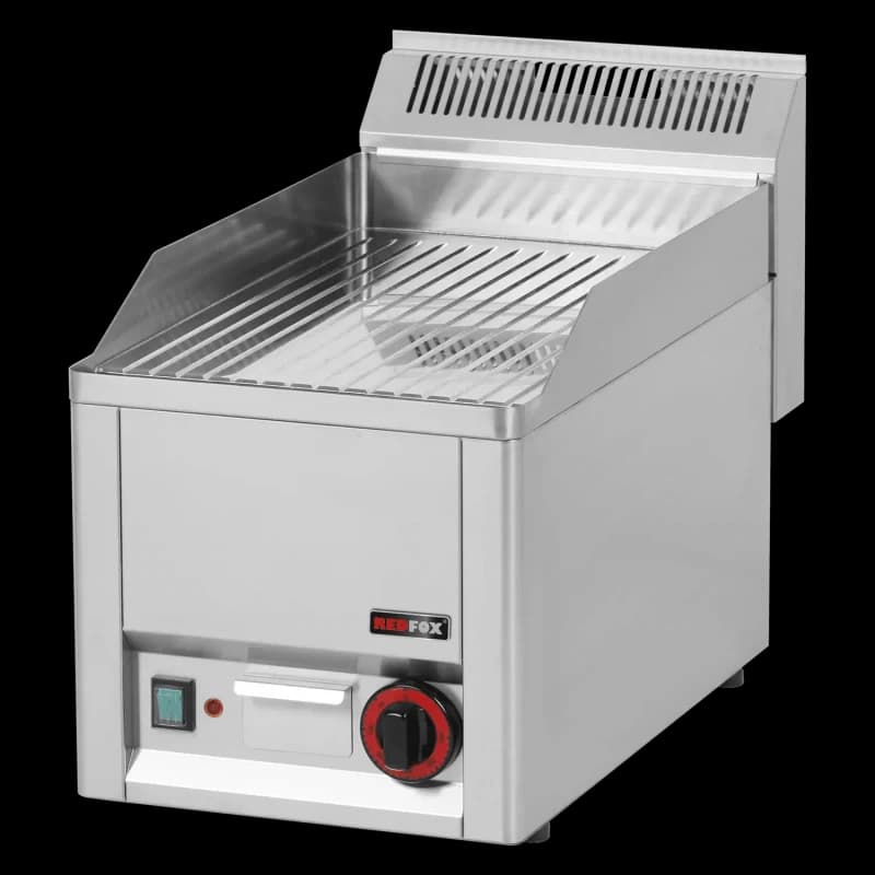 Plită 32x48 electrică cromată canelată fără dulap 230 V