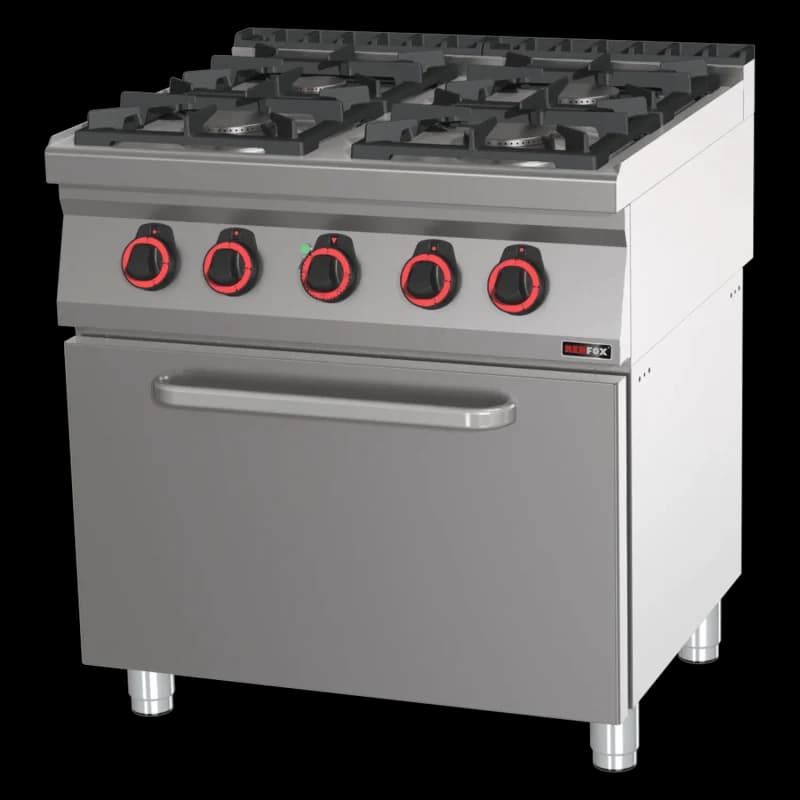 Mașină de gătit combinată cu cuptor electric cu convecție GN 1/1 - 4x arzător ECO