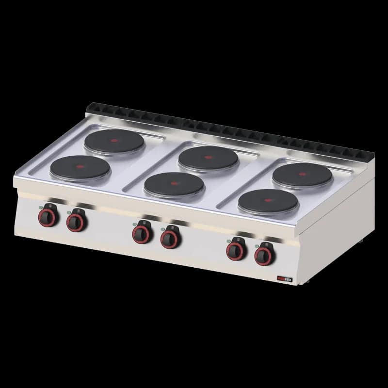 Mașină de gătit electrică 6x plită fără dulap