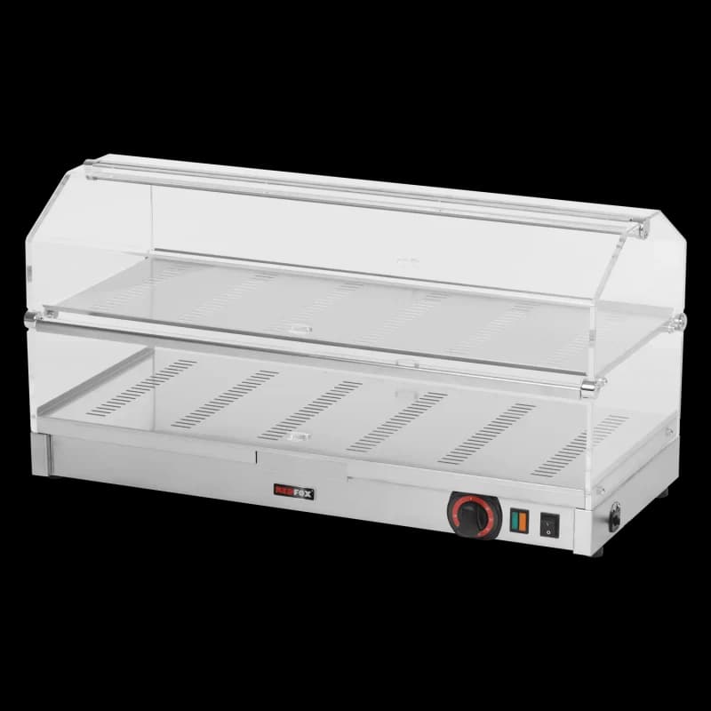 Vitrină încălzită 1x raft 80x35